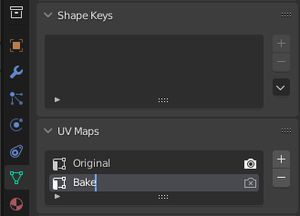 Create a second UV map