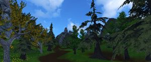 stylised trees stylised trees